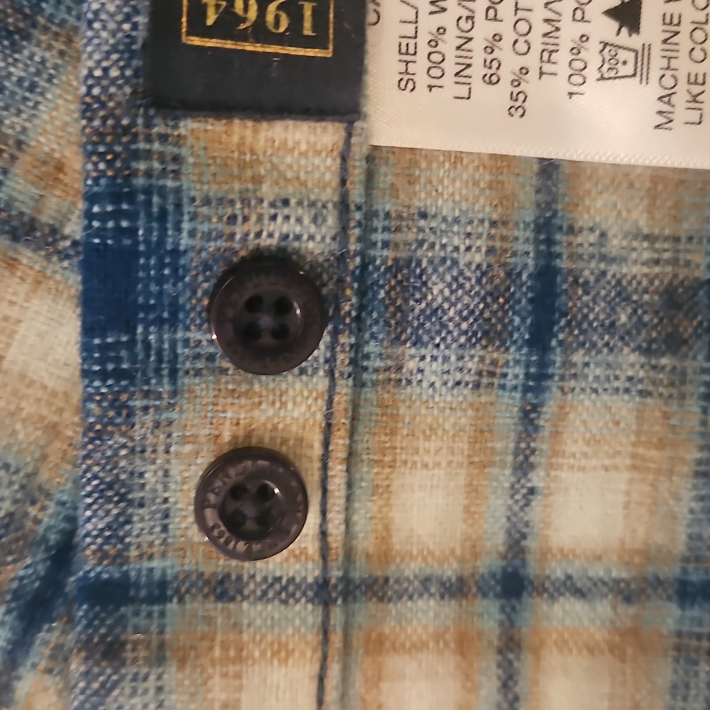 Pendleton Mens 100% Wool Trail Shirt - Picture 10 of 10